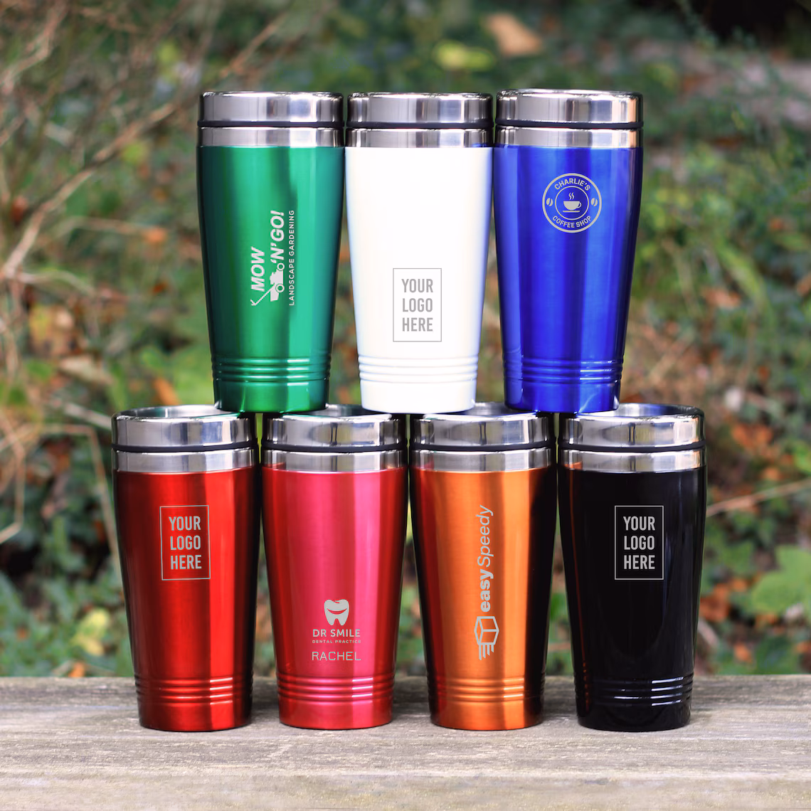 Custom branded mugs & tumblers